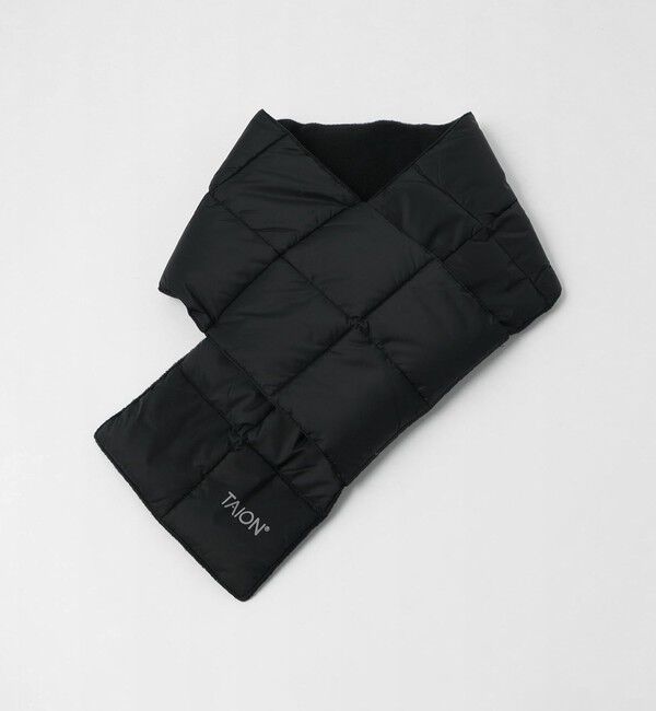 UNITED ARROWS green label relaxing「＜TAION＞ベーシック ダウンマフラー / キッズ  」|マフラー|BLACK