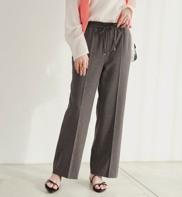 UNITED ARROWS green label relaxing「［size SHORT/TALLあり］ニーハイフレアパンツ」|その他|DK.BROWN