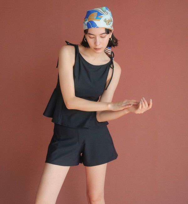 UNITED ARROWS green label relaxing「ハイネックWリボンフレア&ショーツ スイムウェア / 水着」|その他|