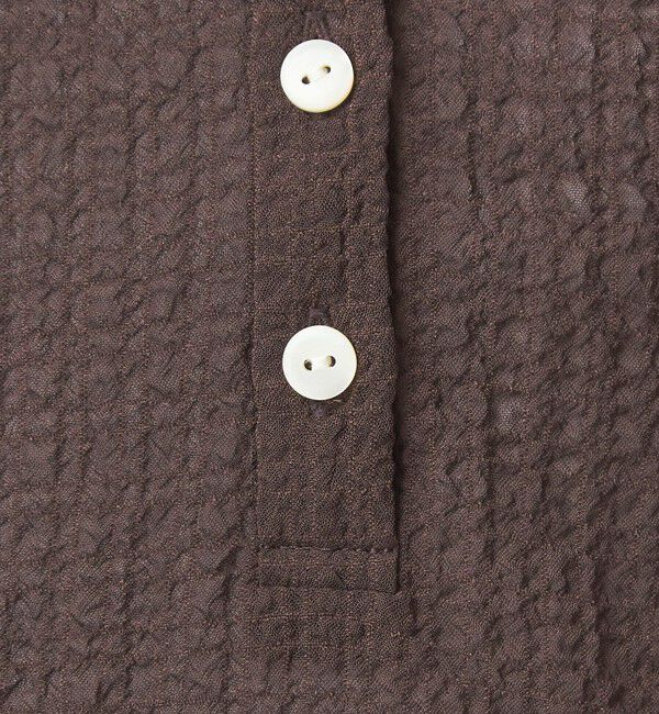 UNITED ARROWS green label relaxing「【WEB限定】＜at ease＞シアー サッカーライク エリツキ プルオーバー カットソー」|Tシャツ・カットソー|