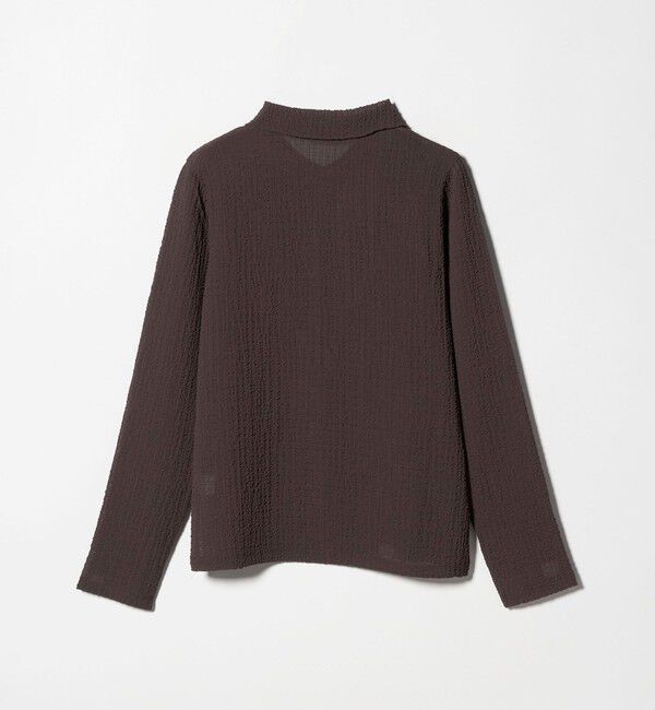 UNITED ARROWS green label relaxing「【WEB限定】＜at ease＞シアー サッカーライク エリツキ プルオーバー カットソー」|Tシャツ・カットソー|