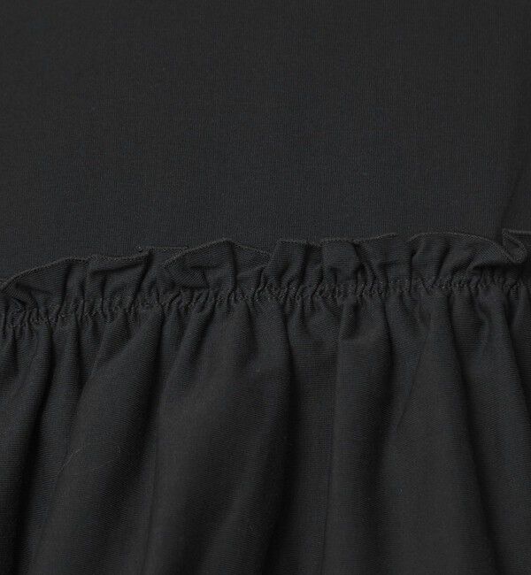 UNITED ARROWS green label relaxing「【WEB限定】＜at ease＞フリル カットソー 接触冷感 UVカット 遮熱」|Tシャツ・カットソー|