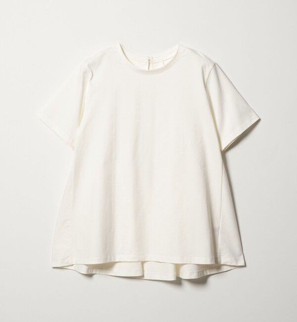UNITED ARROWS green label relaxing「【WEB限定】＜at ease＞バック フレア カットソー  接触冷感 UVカット 遮熱」|Tシャツ・カットソー|