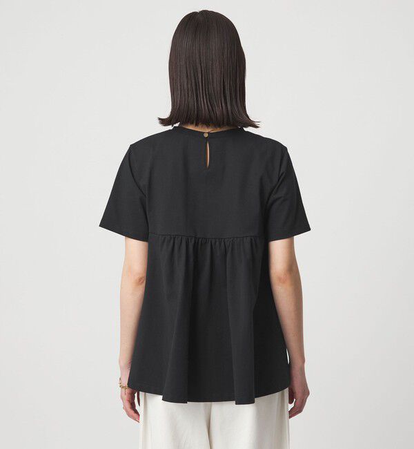 UNITED ARROWS green label relaxing「【WEB限定】＜at ease＞バック フレア カットソー  接触冷感 UVカット 遮熱」|Tシャツ・カットソー|