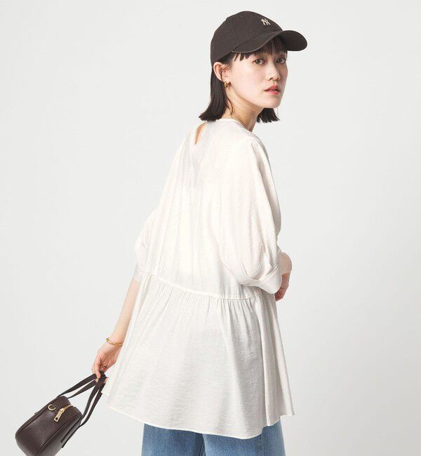 UNITED ARROWS green label relaxing「エアリー ボリューム ブラウス」|シャツ・ブラウス|