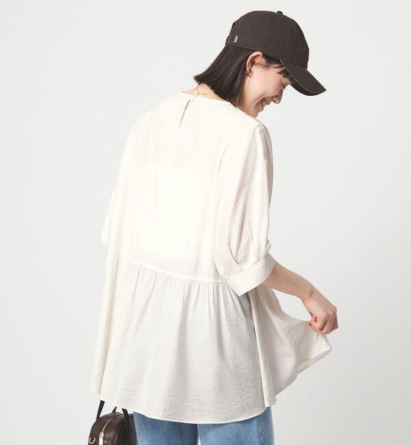 UNITED ARROWS green label relaxing「エアリー ボリューム ブラウス」|シャツ・ブラウス|