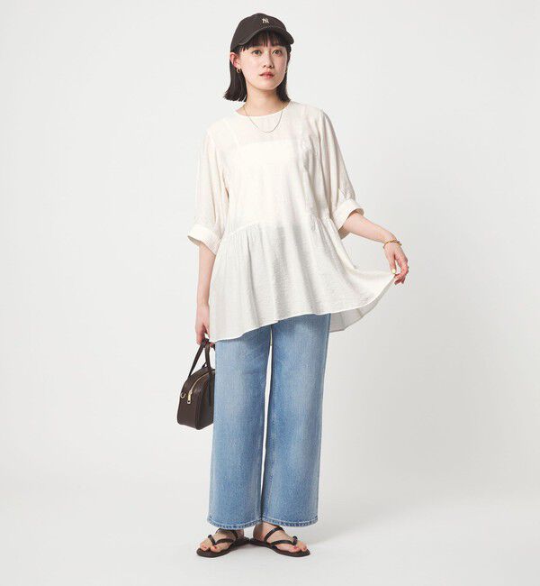 UNITED ARROWS green label relaxing「エアリー ボリューム ブラウス」|シャツ・ブラウス|