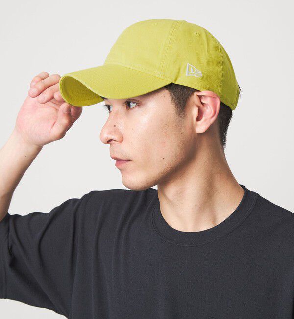 UNITED ARROWS green label relaxing「【別注】＜NEW ERA＞9TWENTY ソリッド キャップ」|キャップ・キャスケット|YELLOW