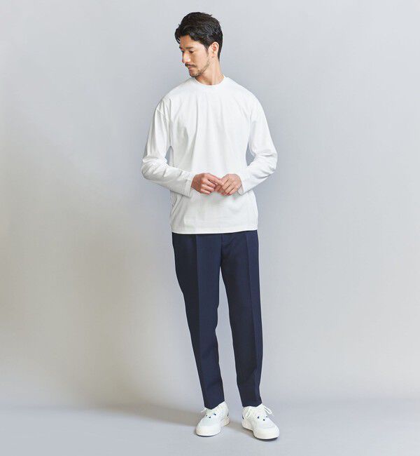 BEAUTY&YOUTH UNITED ARROWS「【WEB限定 WARDROBE SMART】NORITAKE クルーネック リラックス テーパード カットソー」|Tシャツ・カットソー|