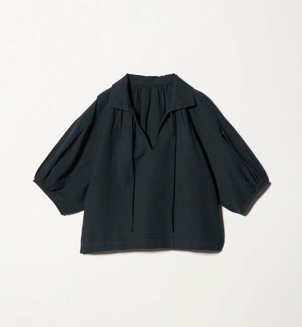 BEAUTY&YOUTH UNITED ARROWS「コットン麻 スキッパー チュニック ウォッシャブル」|チュニック|NAVY