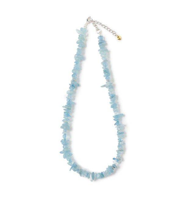 BEAMSBOY「ROSETTA PRAYER / CRYSTAL CHIP NECKLACE」|その他|AQUAMARINE