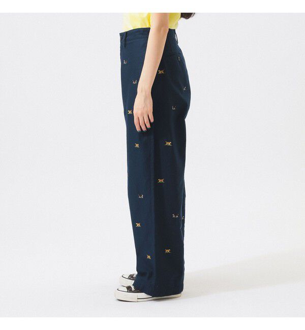 BEAMSBOY「ボーイ ドッグ エンブロイダリー チノ」|チノ|