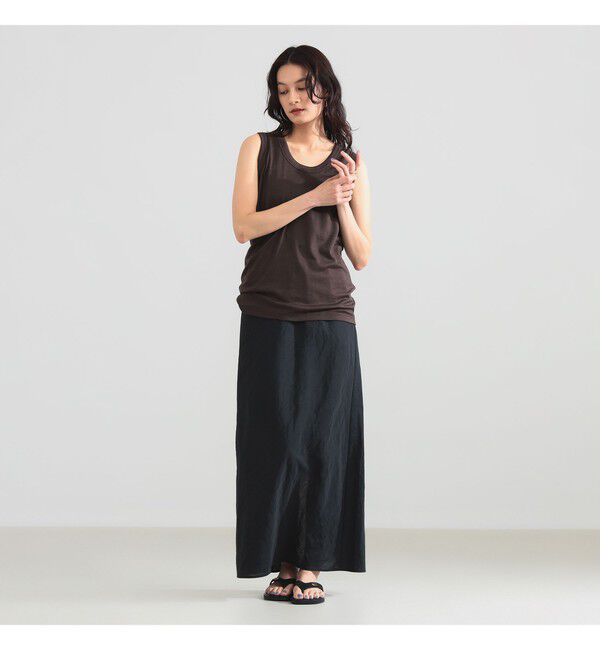 Demi-Luxe BEAMS 「コットンラミー バイアス スカート」|スカート|