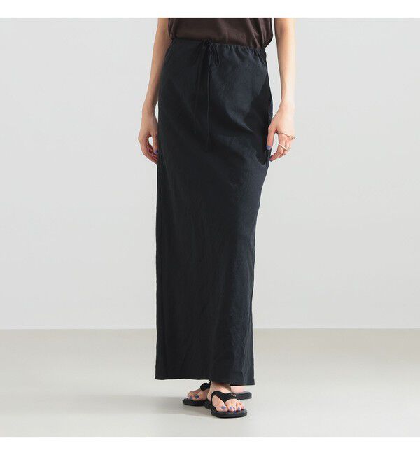 Demi-Luxe BEAMS 「コットンラミー バイアス スカート」|スカート|