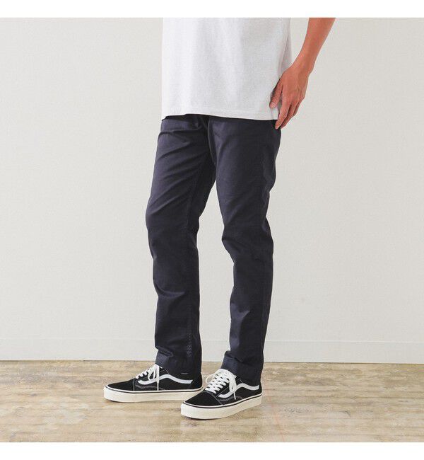 BEAMS「BEAMS / ストレッチテーパードチノ」|その他|NAVY