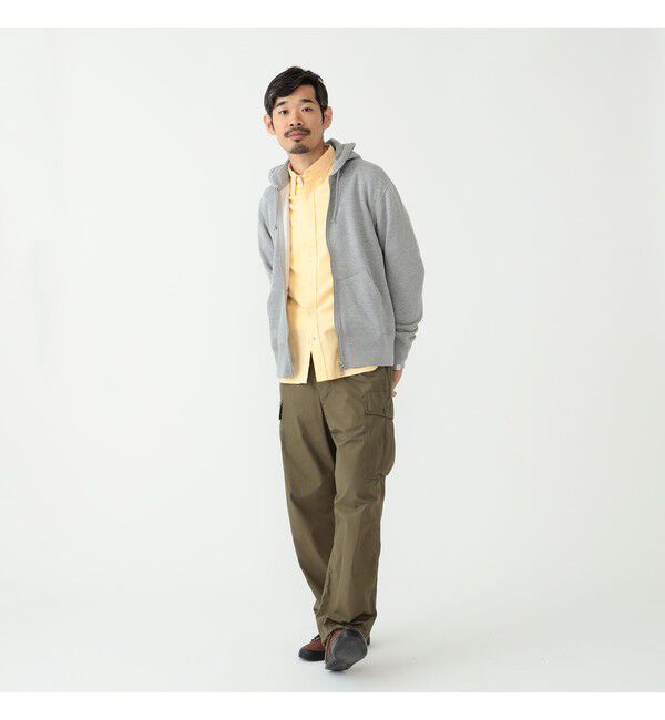 BEAMS PLUS「LOOPWHEELER / 別注 Slim Zip Sweat Hoody」|スウェット・ジャージ|