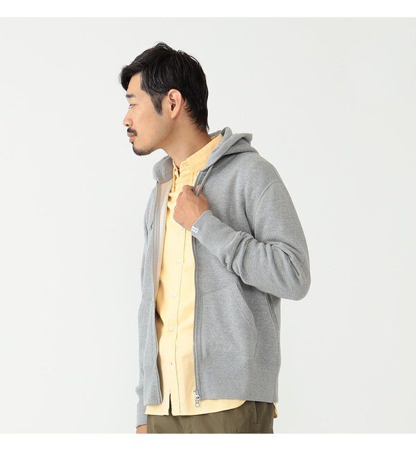 BEAMS PLUS「LOOPWHEELER / 別注 Slim Zip Sweat Hoody」|スウェット・ジャージ|