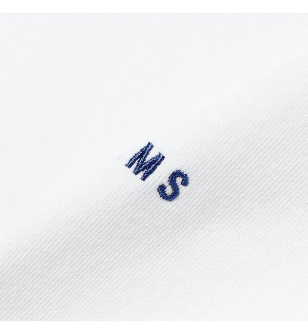 BEAMS「ベーシックフィット ミニロゴ クルーネック Tシャツ」|Tシャツ・カットソー|