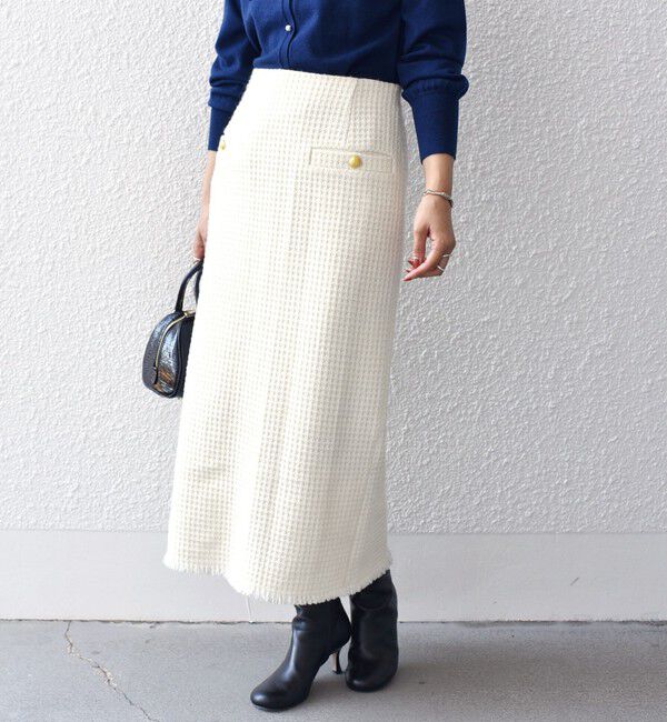 SHIPS for women「*ツイード ポケット デザイン スカート ◇」|スカート|