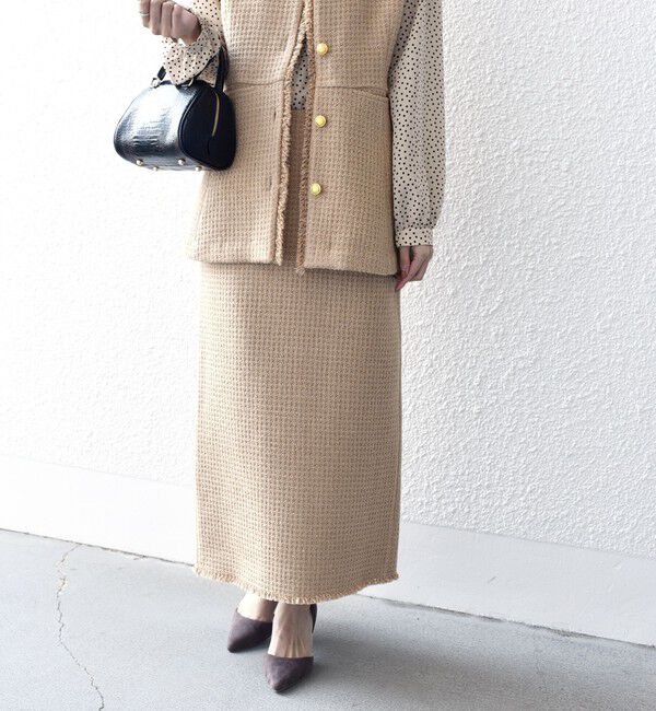 SHIPS for women「*ツイード ポケット デザイン スカート ◇」|スカート|