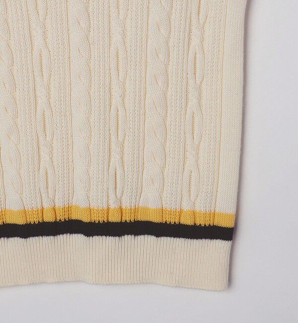 SHIPS「SHIPS: 奥山メリヤス チルデン ニット ベスト」|ベスト・ジレ|