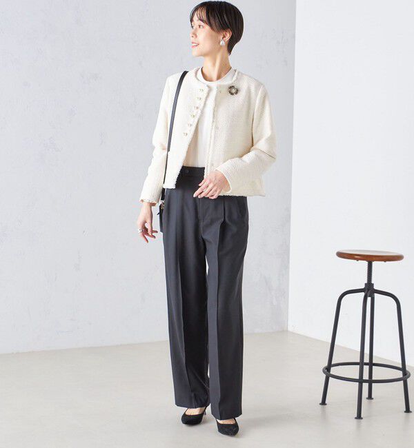 SHIPS for women「サークル デザイン アンティーク パール モチーフ ブローチ」|ブローチ・コサージュ|