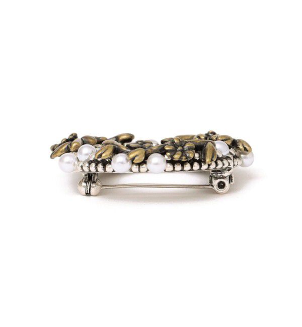 SHIPS for women「サークル デザイン アンティーク パール モチーフ ブローチ」|ブローチ・コサージュ|