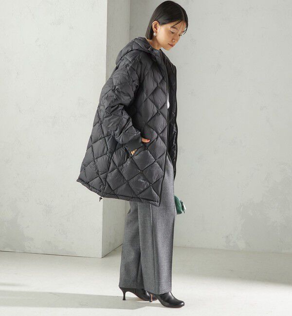 SHIPS for women「〈手洗い可能〉TUMUGITO(R) シャーク ツイード タック パンツ」|その他|