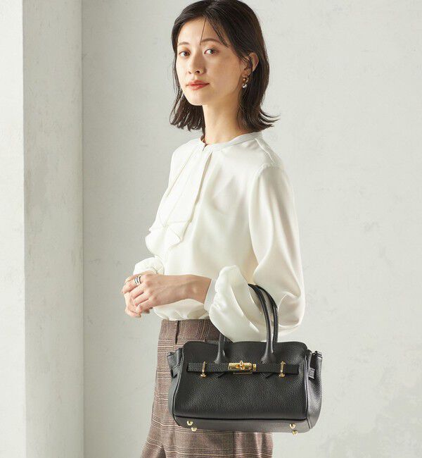 SHIPS for women「〈手洗い可能〉フロント タイ メロー 長袖 ブラウス」|シャツ・ブラウス|