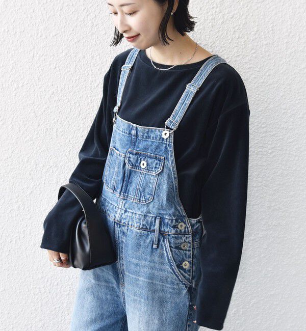 SHIPS for women「〈手洗い可能〉コットン ベロア ボートネック ロング スリーブ プルオーバー」|Tシャツ・カットソー|