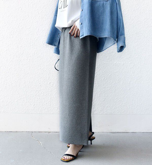 SHIPS for women「〈手洗い可能〉ダブル フェイス 前後 2WAY スカート」|スカート|