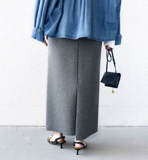 SHIPS for women「〈手洗い可能〉ダブル フェイス 前後 2WAY スカート」|スカート|