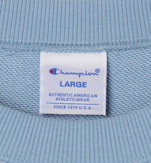 SHIPS any「【SHIPS any別注】Champion: ロゴ 刺繍 スピンドル スウェット Tシャツ 26SS◇」|Tシャツ・カットソー|