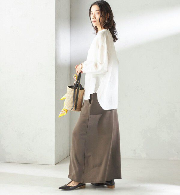 SHIPS for women「【SHIPS別注】SLOANE:〈手洗い可能〉マキシ丈 スカート」|スカート|