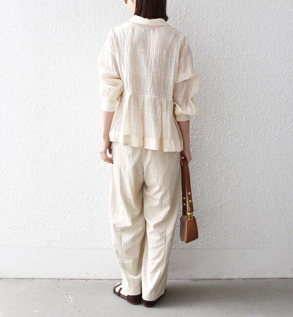 SHIPS any「SHIPS any:〈洗濯機可能〉ツイル センター シーム ワイド イージー パンツ」|その他|