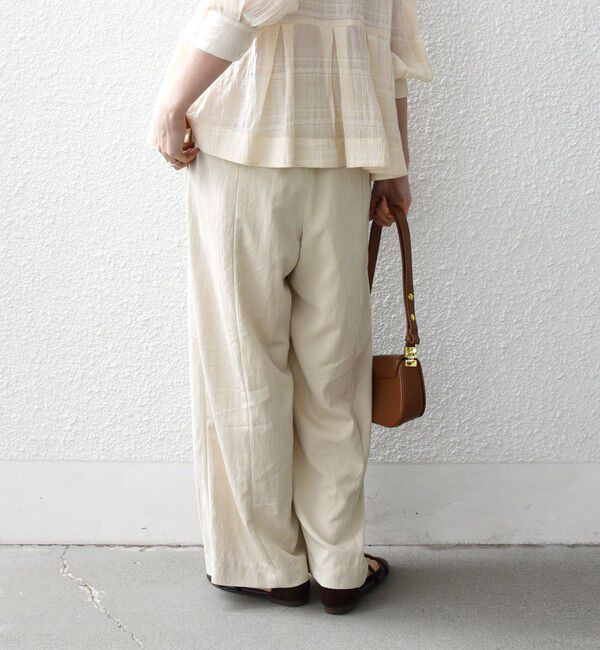 SHIPS any「SHIPS any:〈洗濯機可能〉ツイル センター シーム ワイド イージー パンツ」|その他|