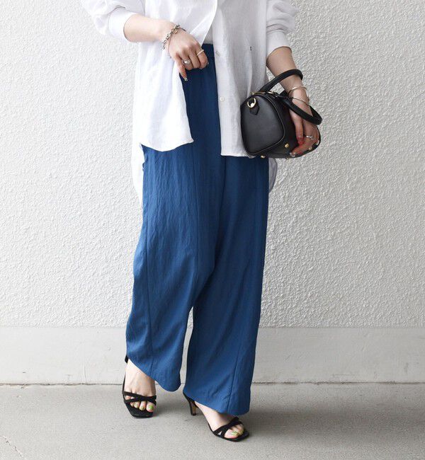 SHIPS any「SHIPS any:〈洗濯機可能〉ツイル センター シーム ワイド イージー パンツ」|その他|