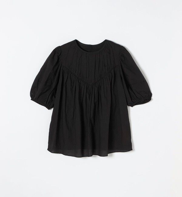 SHIPS any「SHIPS any:〈洗濯機可能〉キャンブリック ギャザー ヨーク パフスリーブ ブラウス」|シャツ・ブラウス|