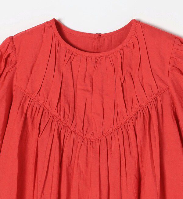 SHIPS any「SHIPS any:〈洗濯機可能〉キャンブリック ギャザー ヨーク パフスリーブ ブラウス」|シャツ・ブラウス|