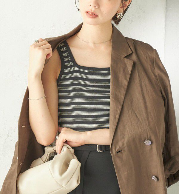 SHIPS for women「【SHIPS別注】miller: 2パック 2WAY タンクトップ」|タンクトップ|ホワイト