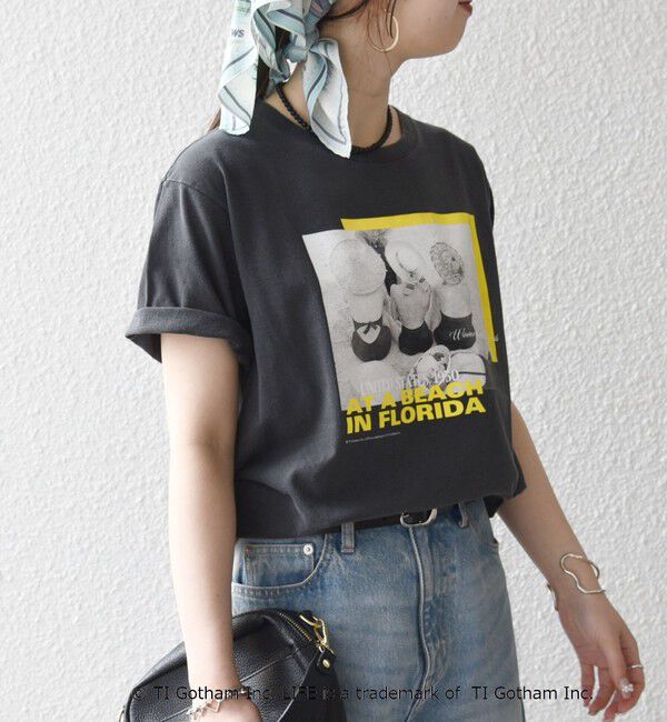 SHIPS any「《予約》【SHIPS any別注】GOOD ROCK SPEED:〈洗濯機可能〉LPC ロゴ プリント TEE」|Tシャツ・カットソー|