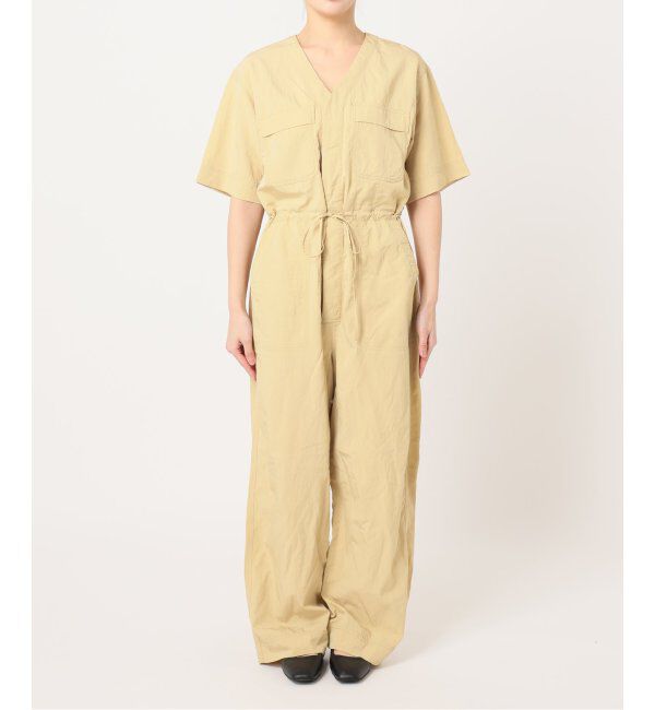 OUTDOOR PRODUCTS Usual Things「ダブルポケットVネックオールインワン」|オールインワン|