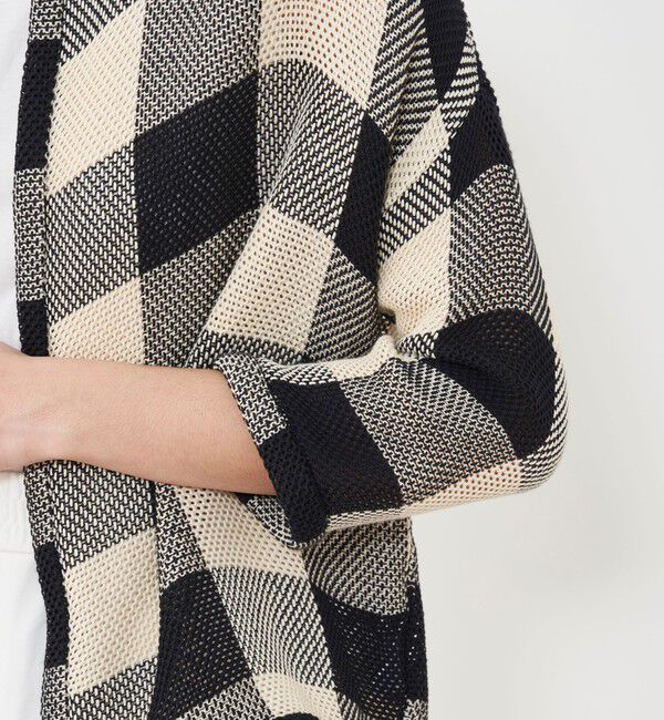 GALERIE VIE「コットンラッセル フロントオープンカーディガン」|カーディガン|