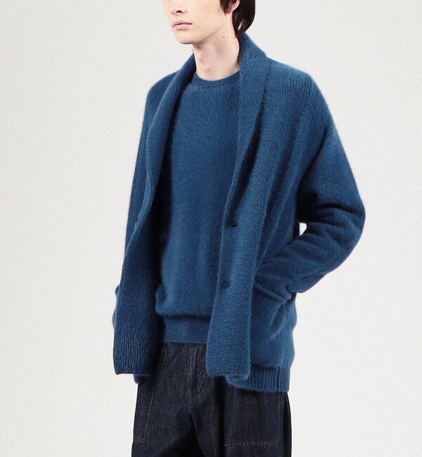 TOMORROWLAND MENS「フォックスカシミヤ ショールカラーカーディガン」|カーディガン|