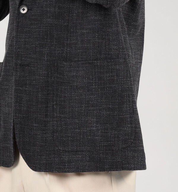 TOMORROWLAND MENS「ウールシルクナイロン シングルブレステッド 2Bジャケット CARLO BARBERA」|テーラードジャケット|