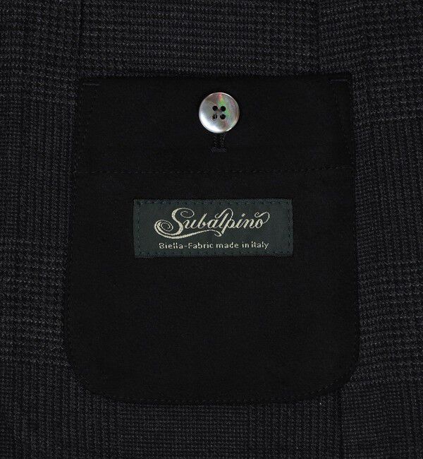 TOMORROWLAND MENS「ウールコットン シングルブレステッド 2Bジャケット SUBALPINO」|テーラードジャケット|