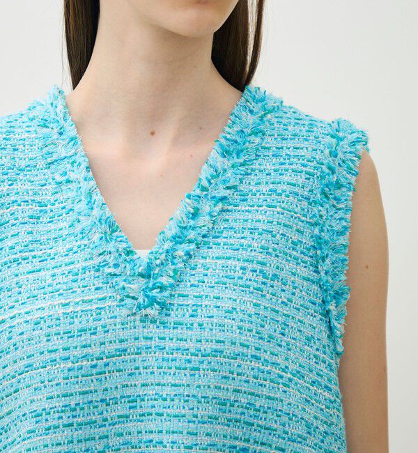 TOMORROWLAND collection「クレールファンシー フロンタブルベスト」|ベスト・ジレ|