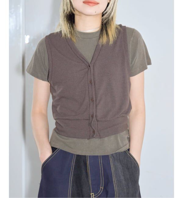  「ASHER VIDA VEST L263-J168：ベスト」|Tシャツ・カットソー|