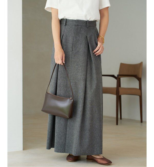 Plage「《追加》R'IAM TWEEDボンディング スカート」|スカート|