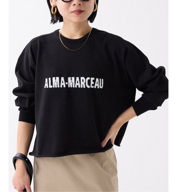 IENA「LEVITAコットン ロゴニット」|ニット・セーター|